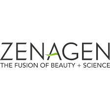 Zenagen logo with the slogan "The Fusion of Beauty + Science" underneath.